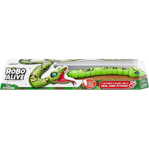 Robo Alive 31 inch King Python Snake Robotic Toy Pet Figure Robot Snake by ZURU - Picture 1 of 3